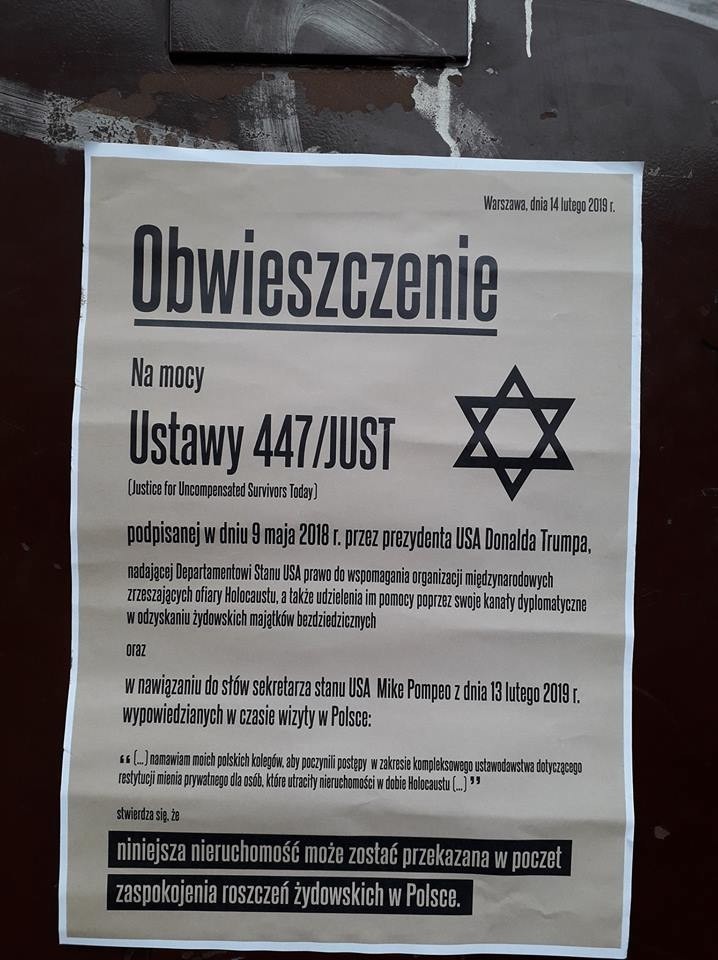 Żydowskie roszczenia? Akcja narodowców w Szczecinie