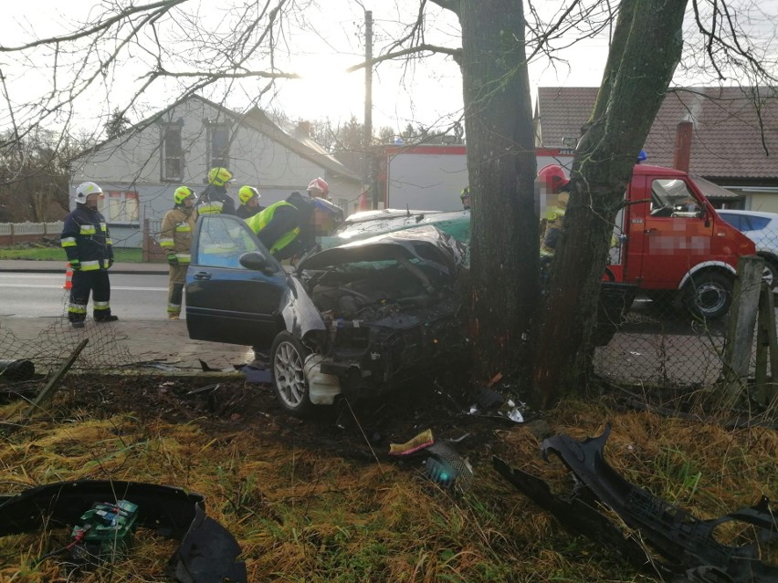 Dziś po godzinie 10, na DK11 w Grzybnicy, doszło do wypadku...