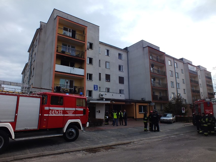 Pożar bloku w Kraśniku. Jedenaście osób rannych