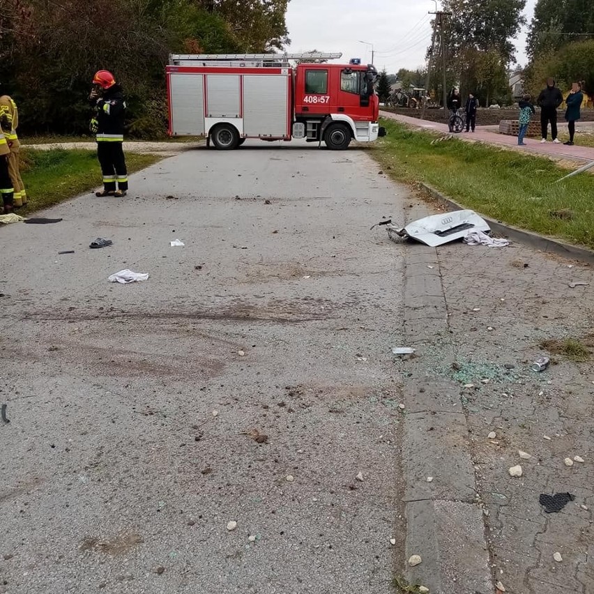 Dramatyczny wypadek w Solcu-Zdroju. Dwie osoby ranne