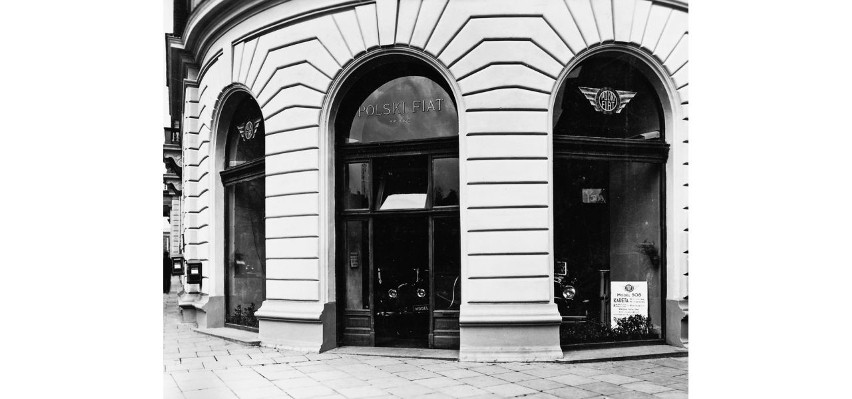Salon Polski Fiat hotel Eurpejski Warszawa lata 30.