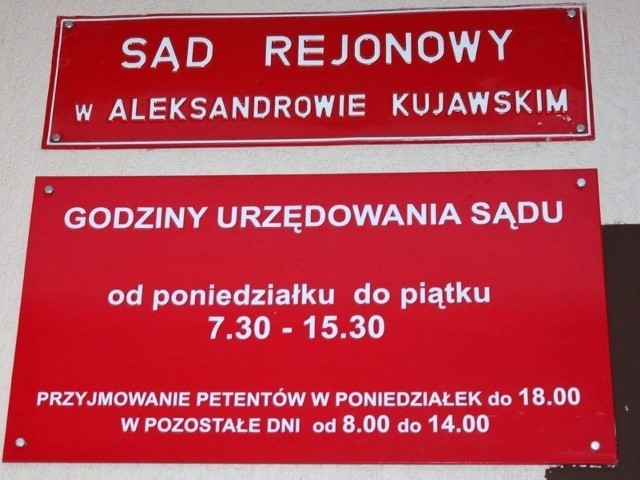 Co czeka Sąd Rejonowy w Aleksandrowie Kujawskim, okaże się pod koniec stycznia