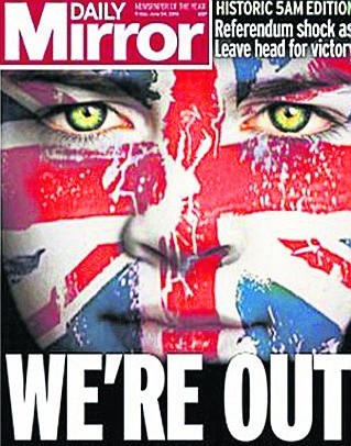 „Daily Mirror”: „Wychodzimy”, ale chyba się nie cieszymy...