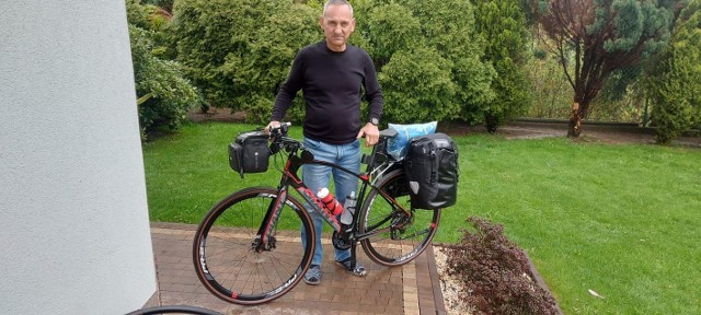 Zbigniew Cygan, jeden z uczestników wyprawy rowerowej do Hiszpanii