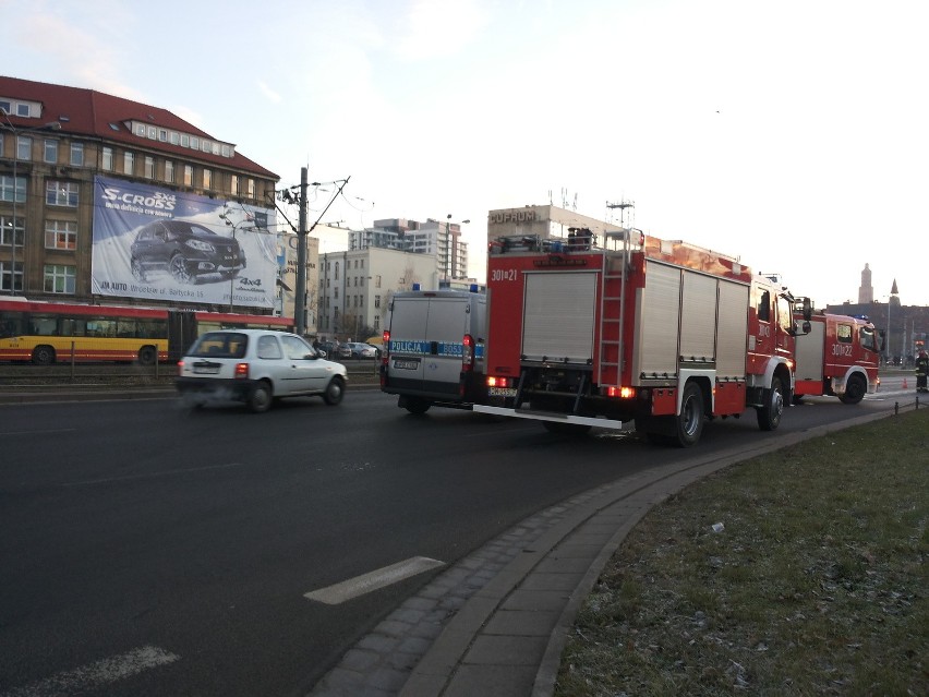 Wrocław, wypadek przy placu Jana Pawła II