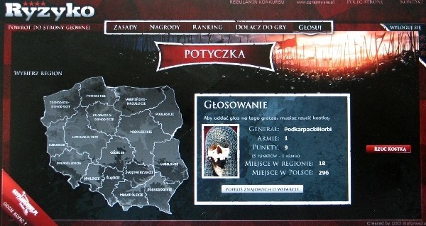 Mój awatar to uśmiechnięty, szczerbaty kościotrup.