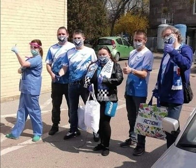 Kibice Orła Łódź wspierają szpital przy Spornej