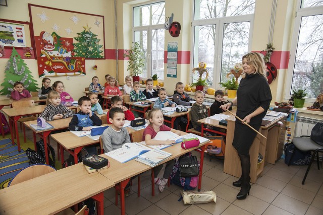 Uczniowie klasy IB ze szkoły w Michałowie - najsympatyczniejsze pierwszaki w powiecie - są niezwykle żywiołowi.