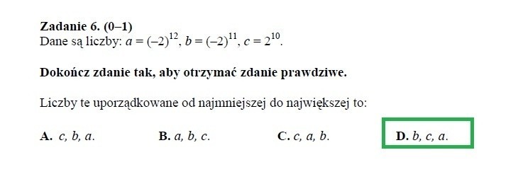 Egzamin gimnazjalny 2013 matematyka. ARKUSZ TESTU i ODPOWIEDZI 