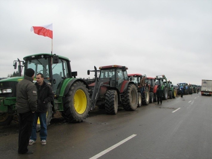 Protest rolników Augustów, Suchowola, Korycin, Bielsk Podlaski [FOTO]