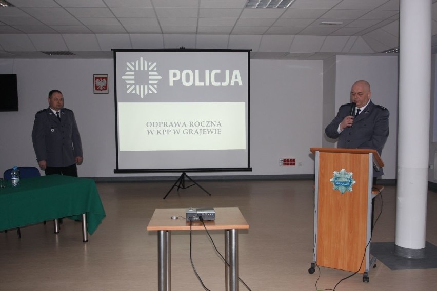 Policja w Grajewie podsumowała pracę w roku 2015 (zdjęcia)