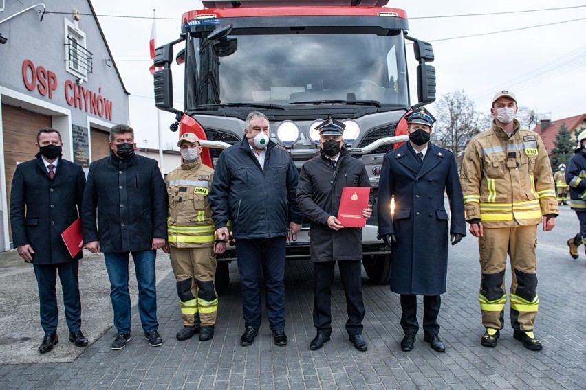 Jednostka Ochotniczej Straży Pożarnej w Chynowie otrzymała...