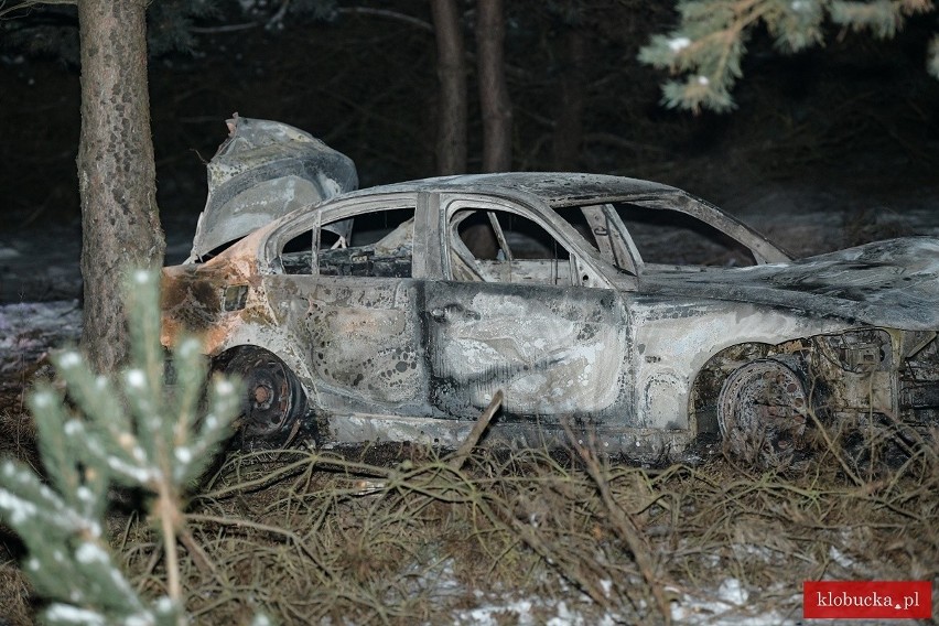 Tragiczny pożar samochodu w gminie Miedźno...