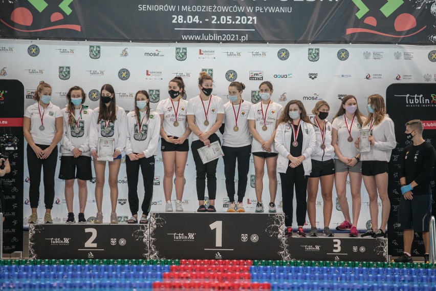 AZS UMCS Lublin najlepszą drużyną pływackich mistrzostw Polski seniorów. Zobacz zdjęcia