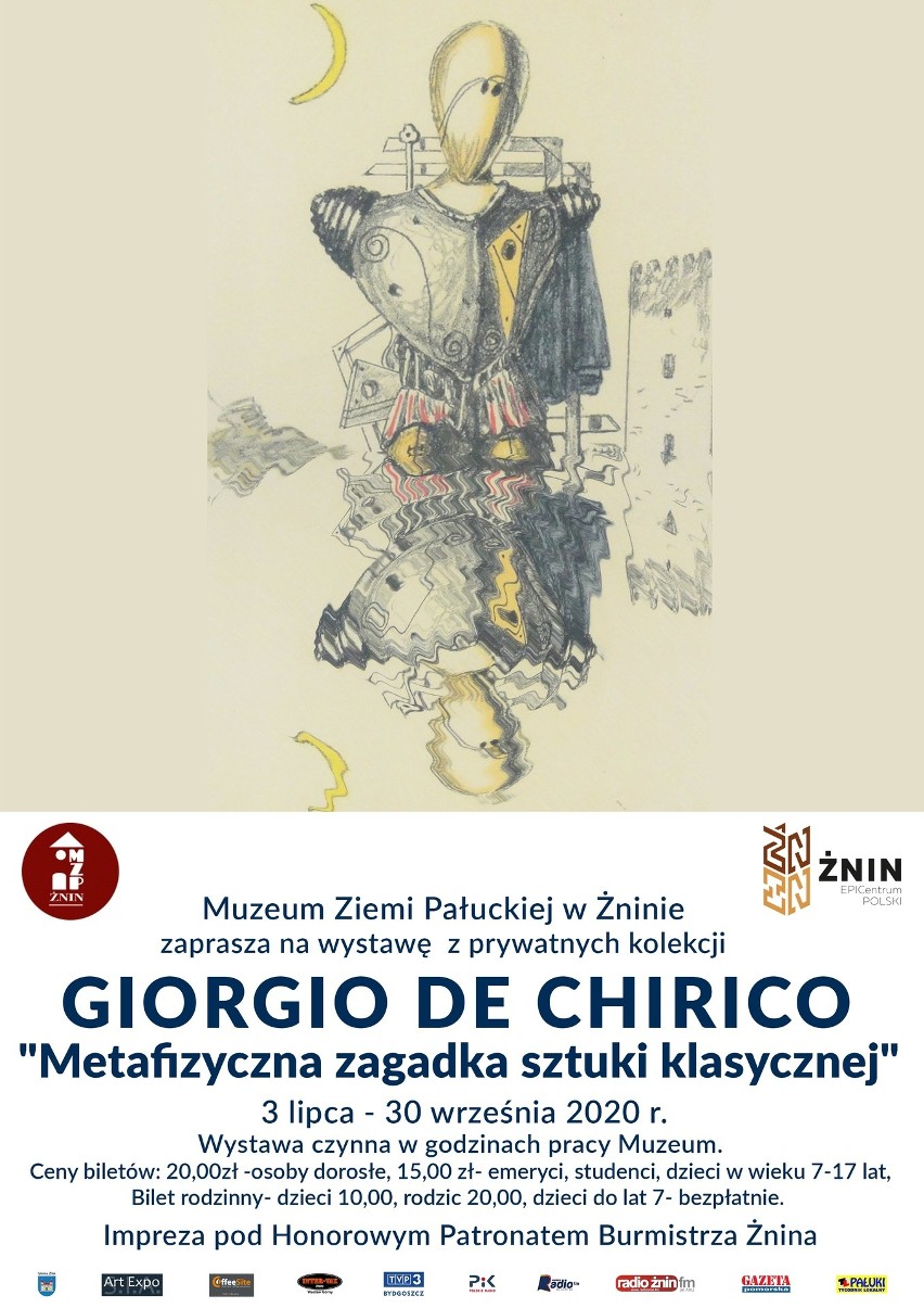 Żnin. Gratka dla miłośników sztuki! Giorgio de Chirico w Muzeum Ziemi Pałuckiej 