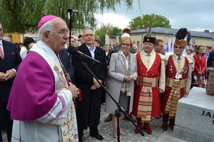 Odsłonięcie pomnika Jana Długosza w Kłobucku