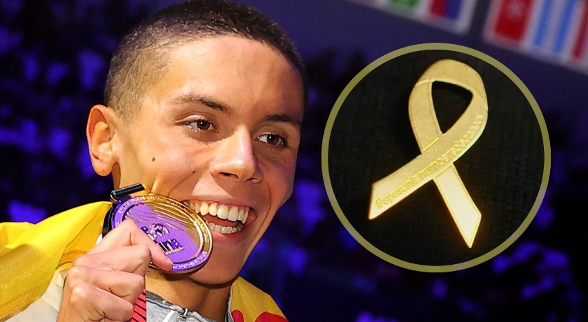 Popovici, 18-letni dwukrotny mistrz świata i Europy w pływaniu, przetopił swój złoty medal dla dzieci chorych na raka