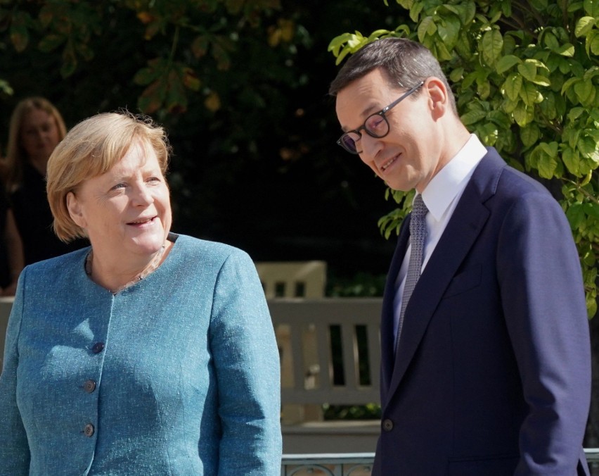 Angela Merkel w Warszawie. Morawiecki: Nasze relacje gospodarcze są bardzo dobre 