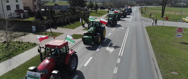 W Szczekocinach rolnicy wyszli na największy w historii województwa śląskiego protest.