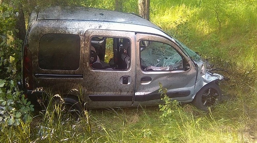 Wypadek śmiertelny na trasie Bojary - Uhowo
