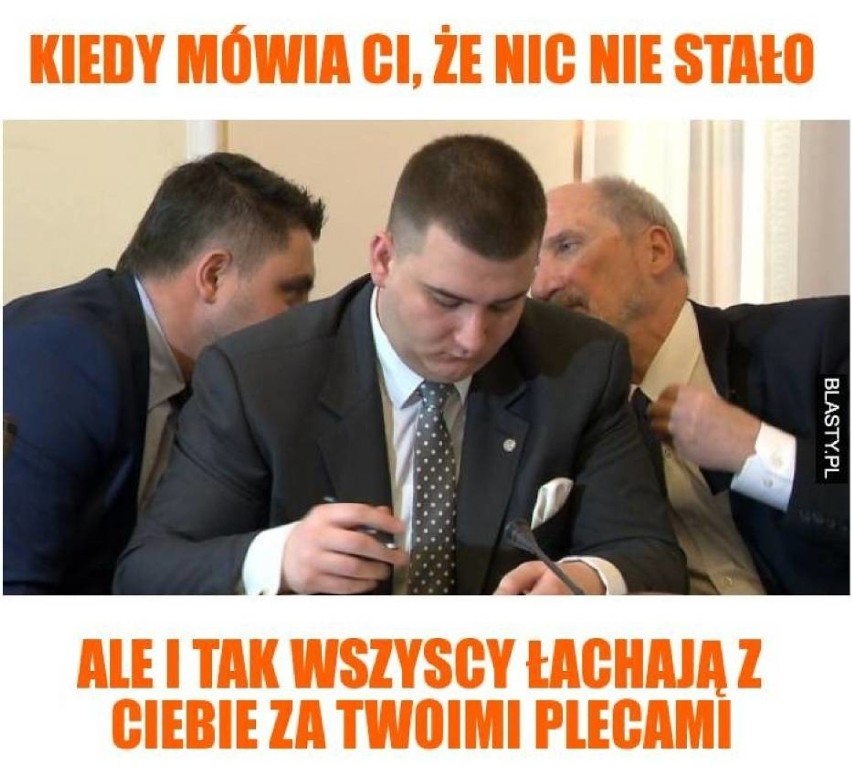 Bartłomiej Misiewicz MEMY po odwołaniu protegowanego szefa MON