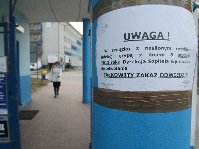W Wojewódzkim Szpitalu w Kielcach i w wielu innych lecznicach wprowadzono zakaz odwiedzin pacjentów.