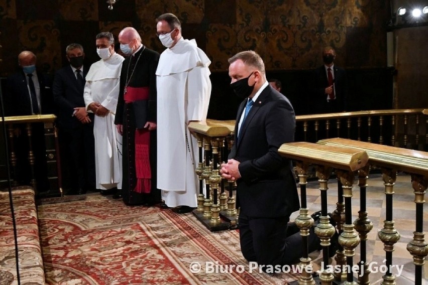 Jasna Góra. Metropolita Białostocki Tadeusz Wojda...