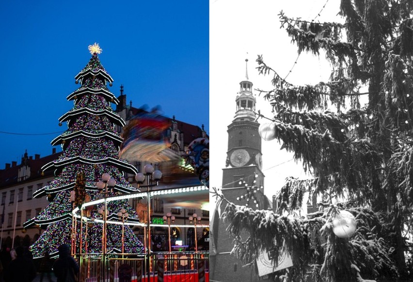 Świąteczne drzewko we Wrocławiu i jego wygląd od dawna...