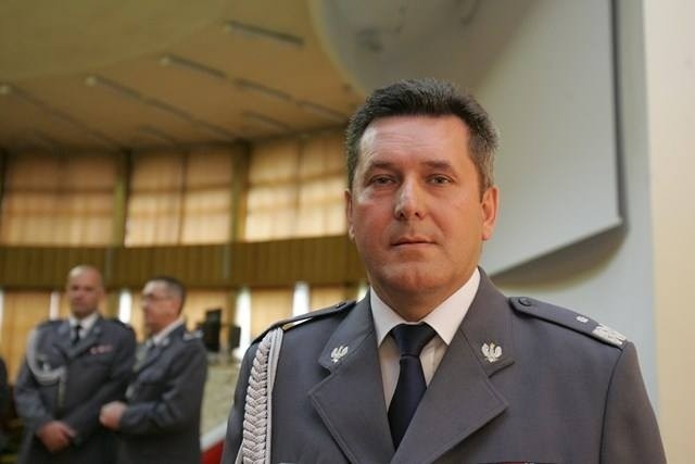 Krzysztof Jarosz pożegnał się ze współpracownikami. Od piątku jest szefem śląskiej policji.