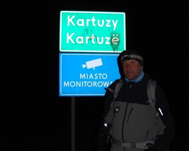 Marek Kamiński zawitał do Kartuz w niedzielę wieczorem.