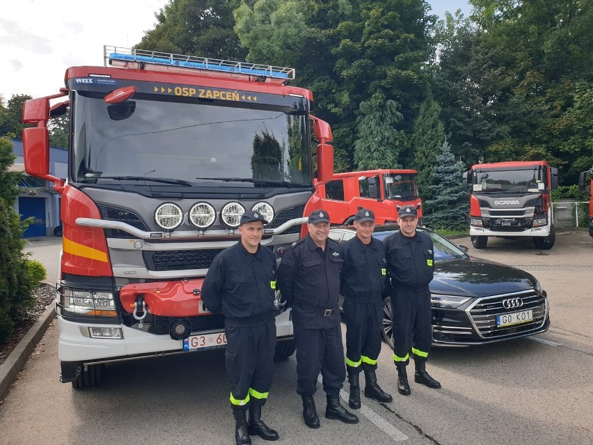 Nowy wóz strażacki OSP w Zapceniu
