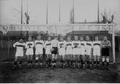 Tak piłkarze Garbarni prezentowali się w 1928 roku
