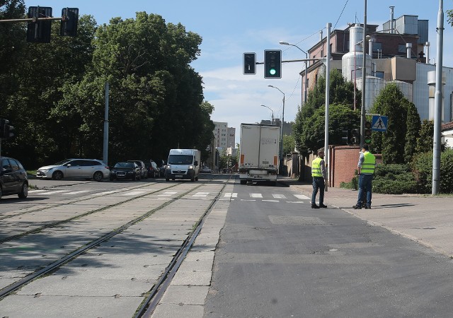 Torowa Rewolucja stan prac 8.06.2022. Ulica Chmielewskiego w Szczecinie