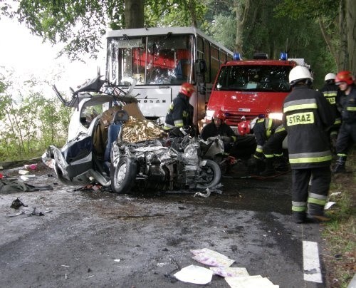 Region > Makabryczny wypadek pod Krzemienną