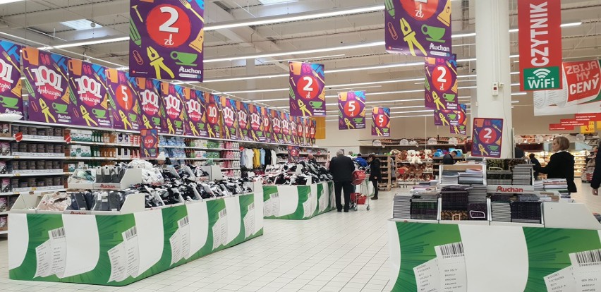 W łódzkich marketach Auchan ruszyła wielka wyprzedaż...