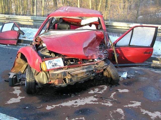Na obwodnicy sławieńskiej doszło do poważnego wypadku. (Archiwum)