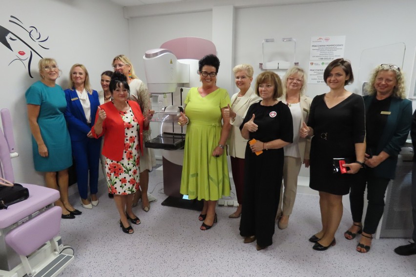 Oficjalne otwarcie pracowni mammograficznej w Zagłębiowskim...