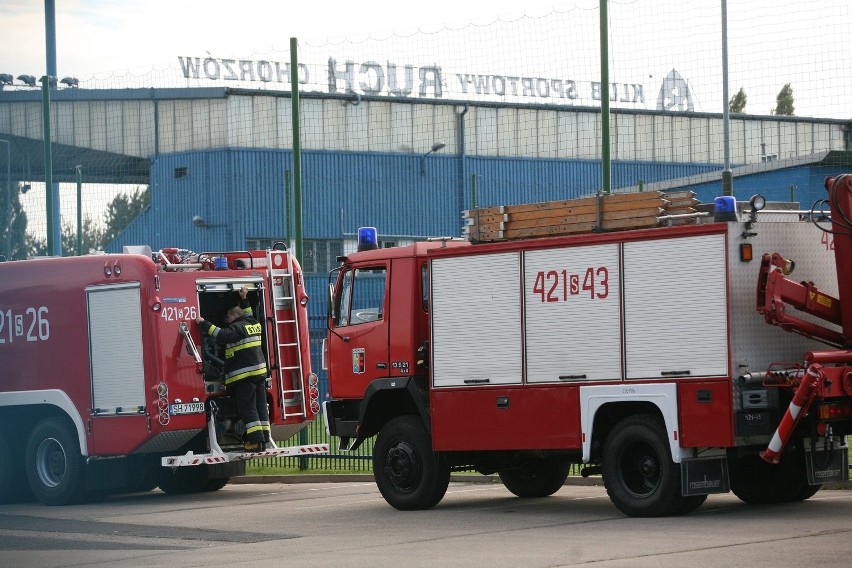 Kibice podejrzani o podłożenie bomby na stadionie Ruchu na wolności