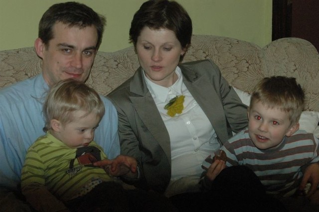 Agnieszka i Paweł Chruszczowie mają dwóch wspaniałych synów - Mikołaj ma 2,5 roku a Bolesław ma 5 lat.