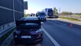 Wypadek na S1 w Mysłowicach. Karambol spowodował ogromny korek na 7 km