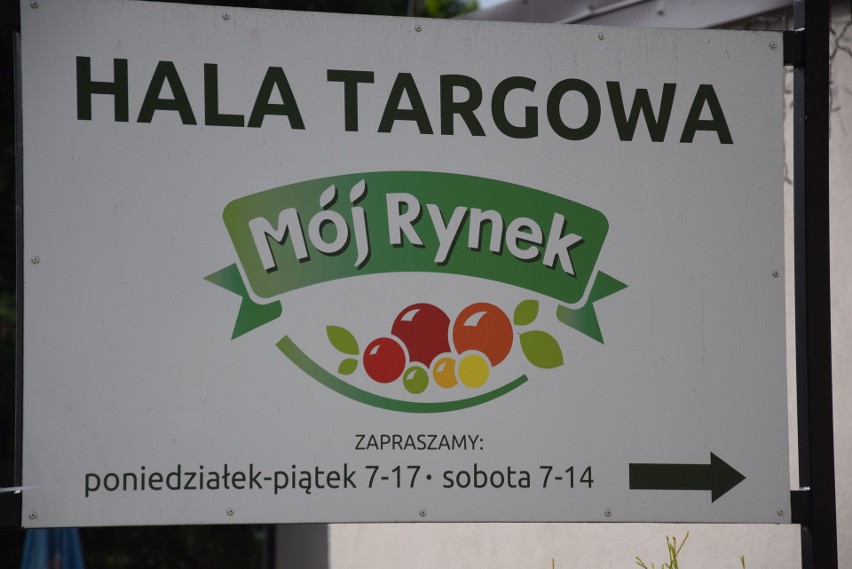 Halę wybudowano w ramach unijnego projektu "Mój Rynek"