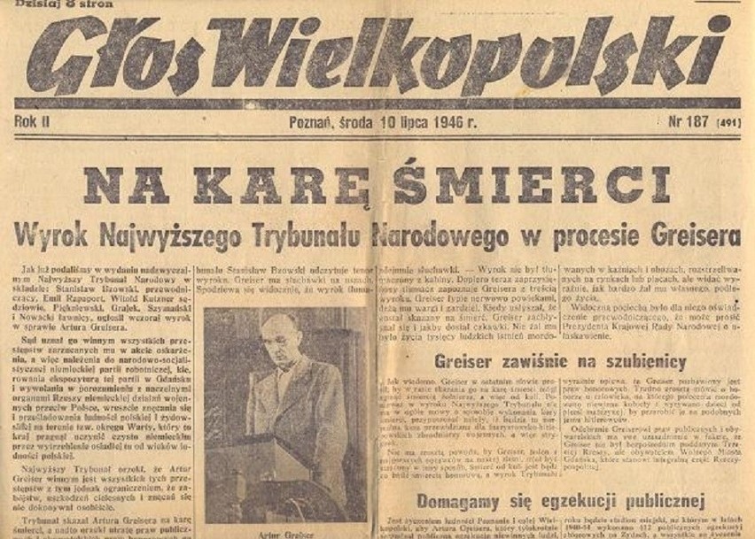 Pierwsza strona "Głosu" z 10 lipca 1946.