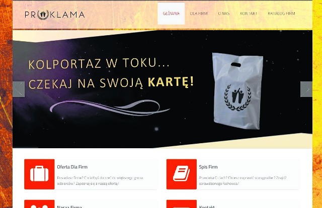 Strona główna Agencji Promocji i Reklamy Proklama - www.proklama.pl. Zasadniczym celem Agencji jest efektywne promowanie lokalnych przedsiębiorstw na terenie Słupska i okolic