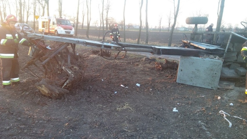 Do wypadku doszło w jednej z miejscowości w gminie Osięciny...