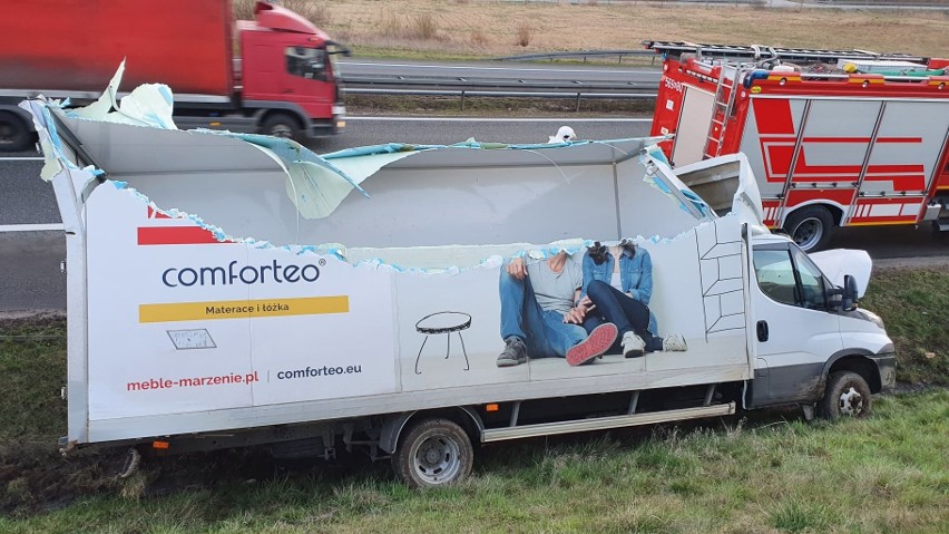 W środowe (7 kwietnia) popołudnie na autostradowej obwodnicy...