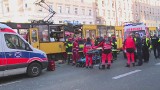 Zderzenie tramwajów w Warszawie. 15 osób rannych