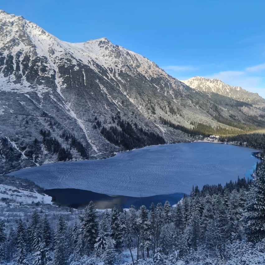 Tatry zimą. Morskie Oko zamarza. TPN wydał ostrzeżenie dla...