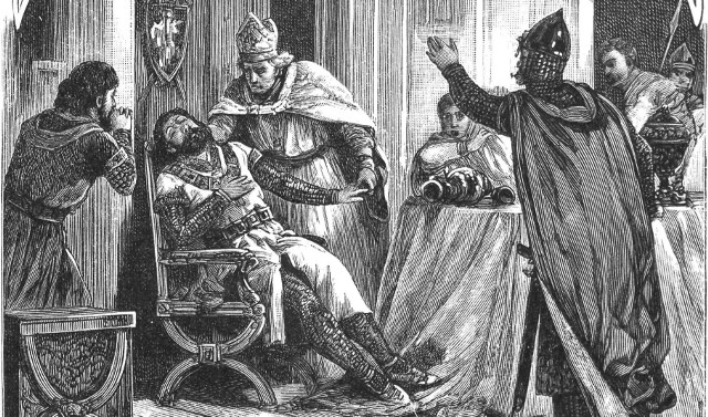 Śmierć Kazimierza Sprawiedliwego w roku 1194. Książę prawdopodobnie zginął od trucizny. Nie pozostawił po sobie pełnoletniego następcy