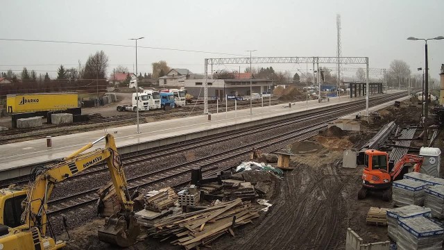 W Nałęczowie trwa obecnie budowa drugiego peronu