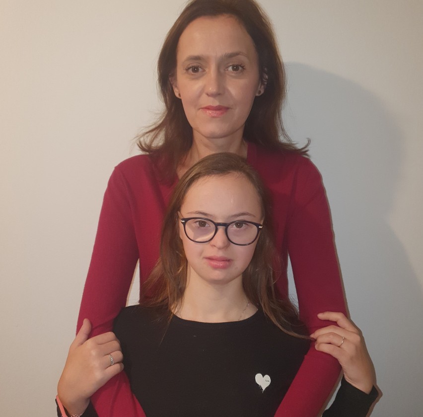 Magdalena Skorupa-Grajner z córką, 14-letnią Małgosią....